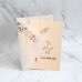 Beautiful Wedding Invitation with Vellum Paper Envelope Foil Printing Customized